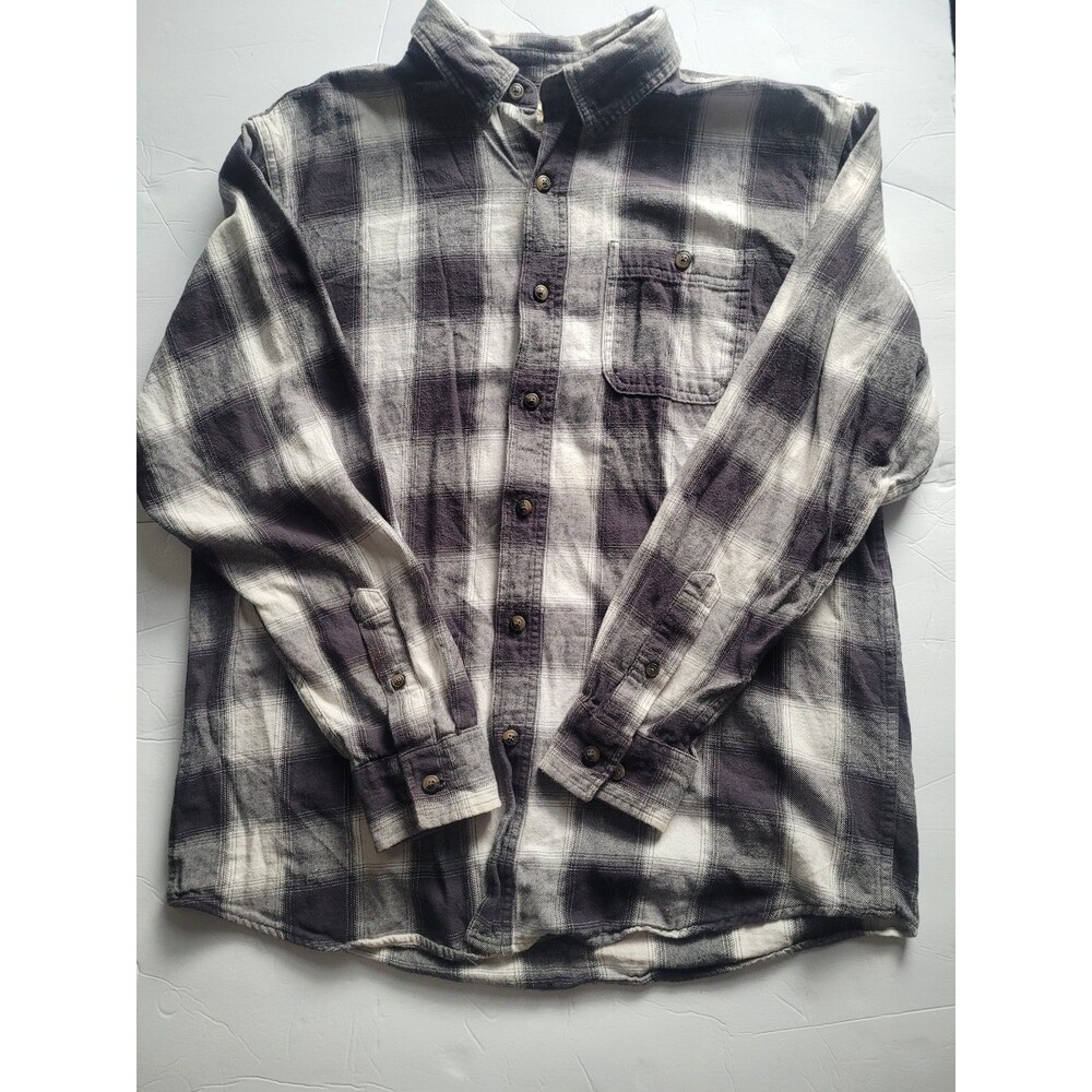 Blue Mountain Plaid Button‑Up 100% Cotton – SZ L....#InvR